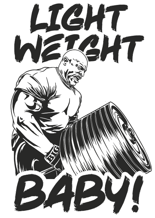 Light weight baby ronnie coleman | Sticker