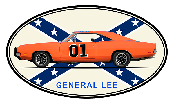 The General Lee Sticker by Mark Rogan - Pixels