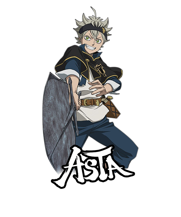 Black Clover Face Art Asta Yuno Fleece Blanket by Anime Art - Fine