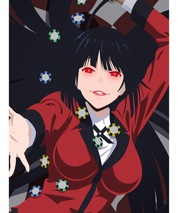 Midari, Anime Kakegurui  Spiral Notebook for Sale by The fandom