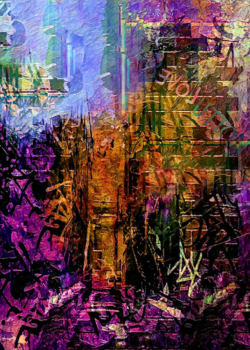 Silver Pixie - Atlanta back alley dusk abstract