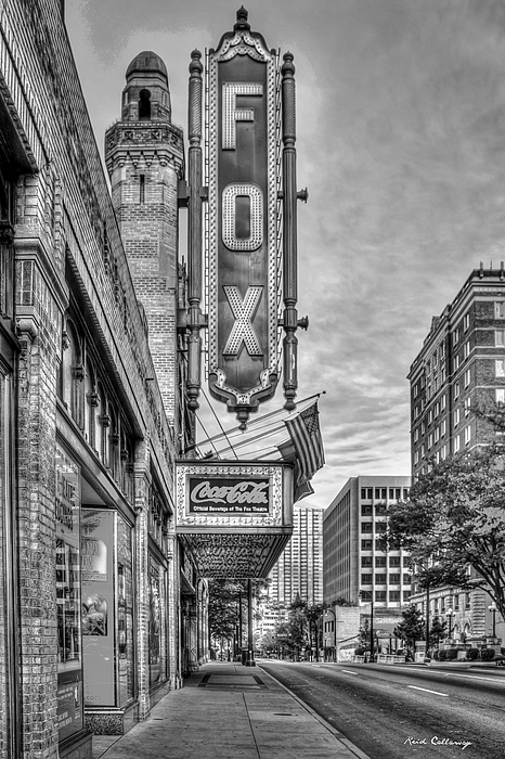 Reid Callaway - Atlanta GA The Fabulous Fox Theatre BW Architectural Art