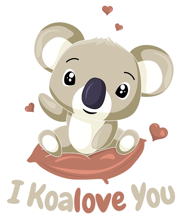 Koala Love Art Print