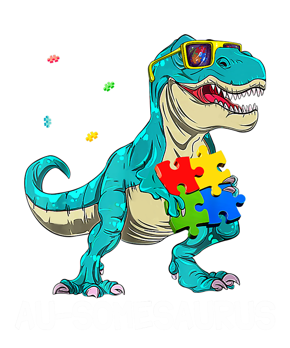 Dinosaur Autism Awareness T-Rex Shirt Gifts Au-Some Puzzle Dinosaur Autism Awareness T-Rex Shirt Gifts Au-Some Puzzle