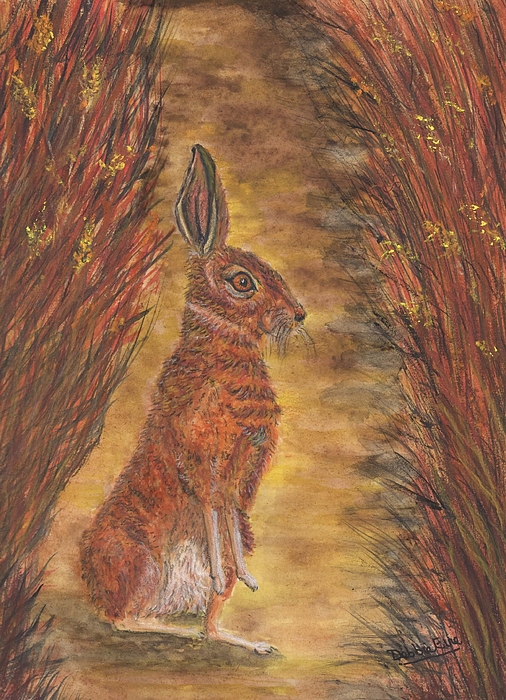 Deborah Pain - Autumn Hare reworked