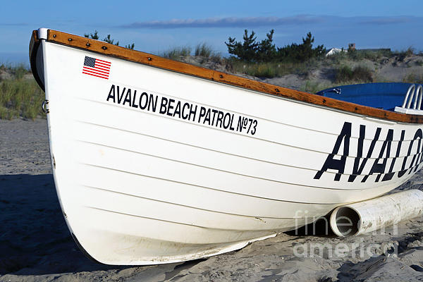 Fishing Heaven - The Avalon Fishing Club Pier in Avalon New Jersey by John  Van Decker