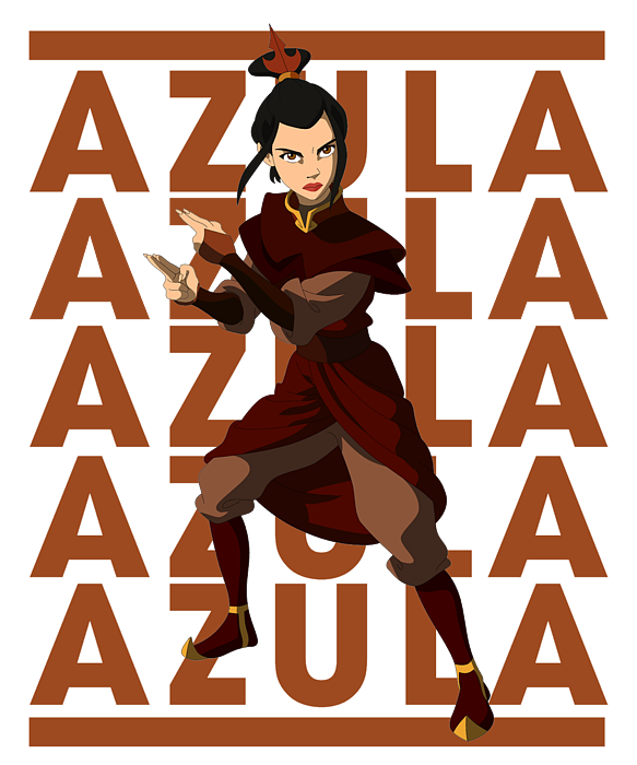 Avatar The Last Airbender Azula Name Anime Greeting Card for Sale by ...