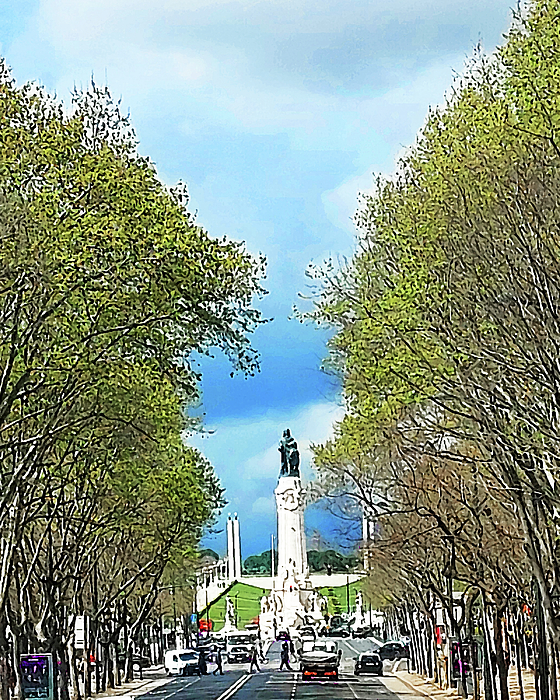 Irina Sztukowski - Avenida Da Liberdade Lisbon Boulevard Square Portugal 