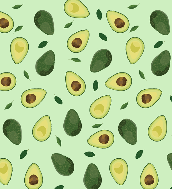Avocado Pattern Cute Avocados iPhone 13 Case by Michael S - Fine Art America