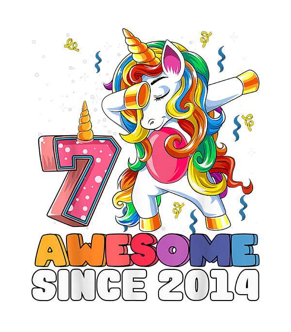 https://images.fineartamerica.com/images/artworkimages/medium/3/awesome-dabbing-unicorn-birthday-7-year-old-girl-7th-bday-r-excel-transparent.png