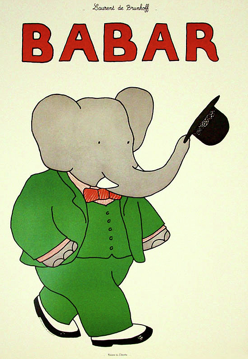 Babar driving a car Coffee Mug by Brunhoff - Fine Art America