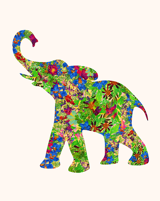 Elephant Art Tote Bag