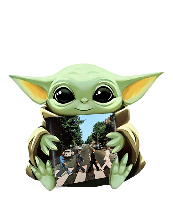 Baby Yoda Holding The Beatles The Abbey Road Album The Beatles T Shirts The Beatles Yellow Submarine Beach Towel