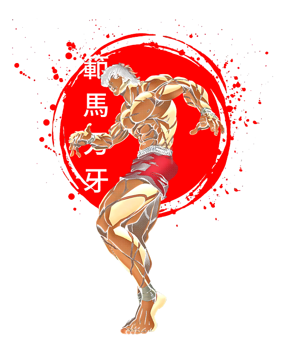 Baki Anime Digital Art by Kbira Hilltop - Pixels