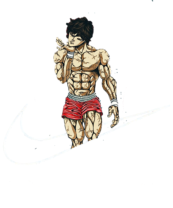 Baki Hanma The Grappler for otaku gym and for Sticker