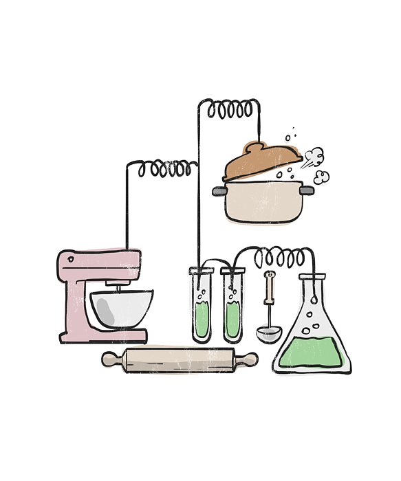 Baking ItS Chemistry You Can Eat Funny Bake Design Greeting Card by Noirty  Designs