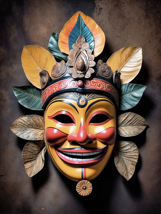 Samuel HUYNH - Balinese Topeng Mask - Mystic Echoes