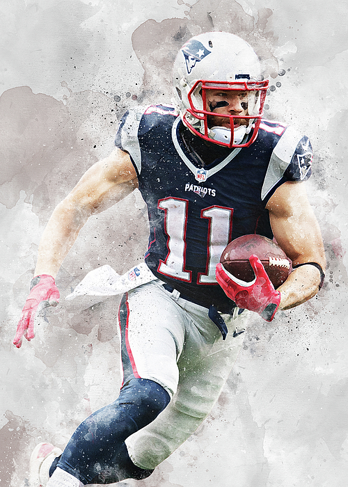 Ball New England Patriots Player Julian Edelman Julianedelman