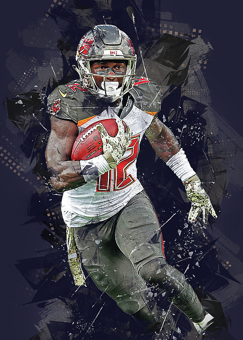 Chris Godwin - Tampa Bay Bucs Jersey Sticker for Sale by