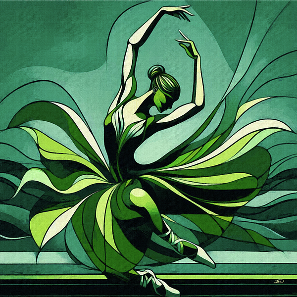 Dean Wittle - Ballerina in Green - DWP1700831