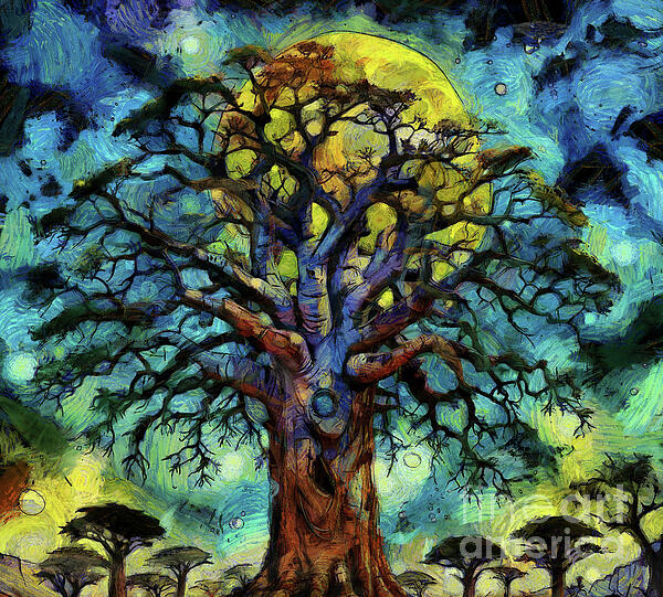 Jolanta Anna Karolska - Baobab - ancient mystical tree