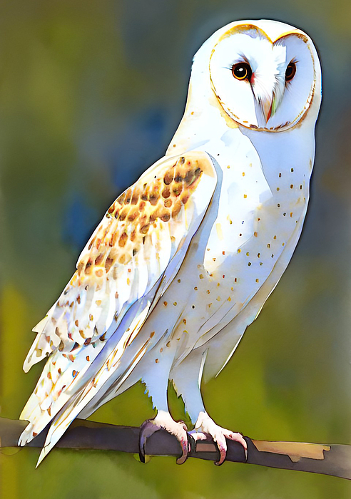La Moon Art - Barn Owl