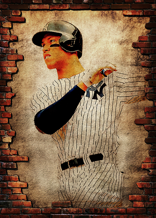 MLB Aaronjudge Aaron Judge Aaron Judge New York Yankees Newyorkyankees  Aaronjamesjudge Aaron James J Jigsaw Puzzle by Wrenn Huber - Pixels Puzzles