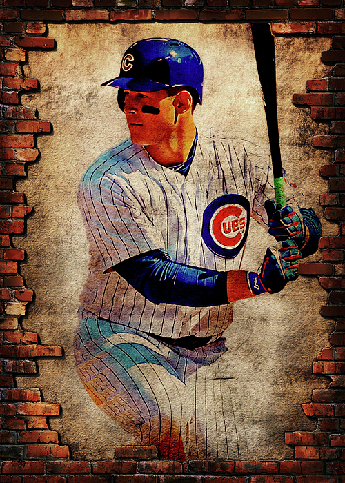 Baseball Anthony Rizzo Anthonyrizzo Anthony Rizzo Chicago Cubs Chicagocubs  Anthonyvincentrizzo Antho Jigsaw Puzzle by Wrenn Huber - Fine Art America