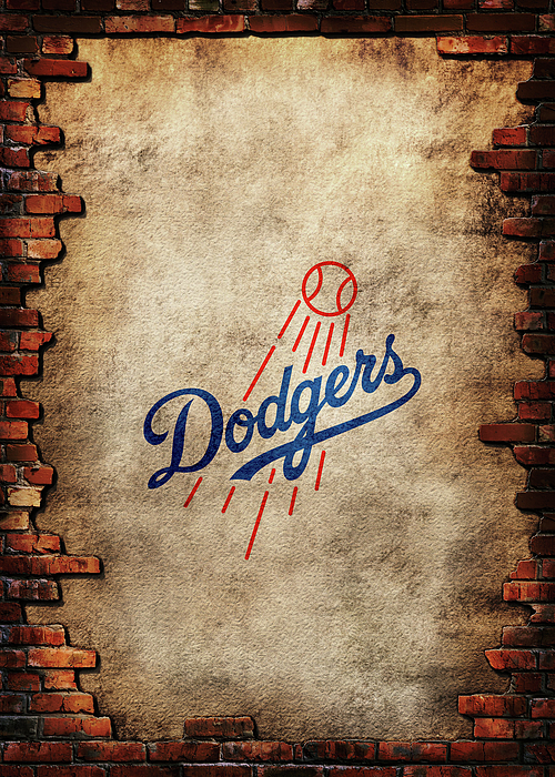 Skull Baseball Los Angeles Dodgers Drawing by Leith Huber - Pixels