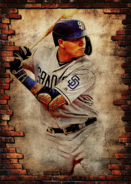 Baseball Mannymachado Manny Machado Manny Machado San Diego Padres  Sandiegopadres Manuel Arturo Mach Poster