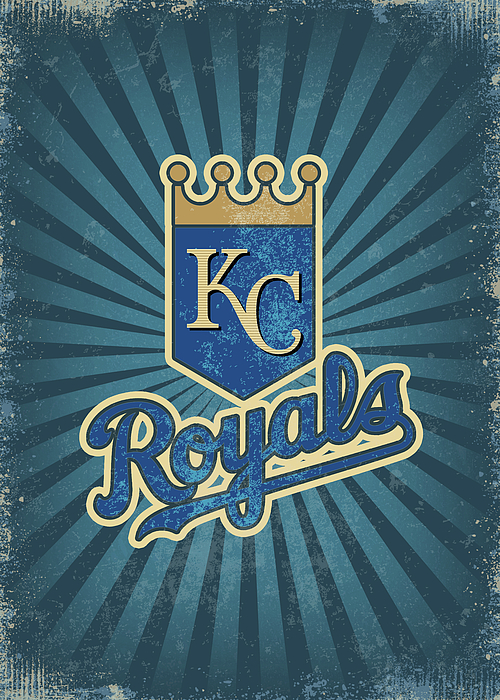 Lighting Baseball Kansas City Royals Bath Towel by Leith Huber - Pixels