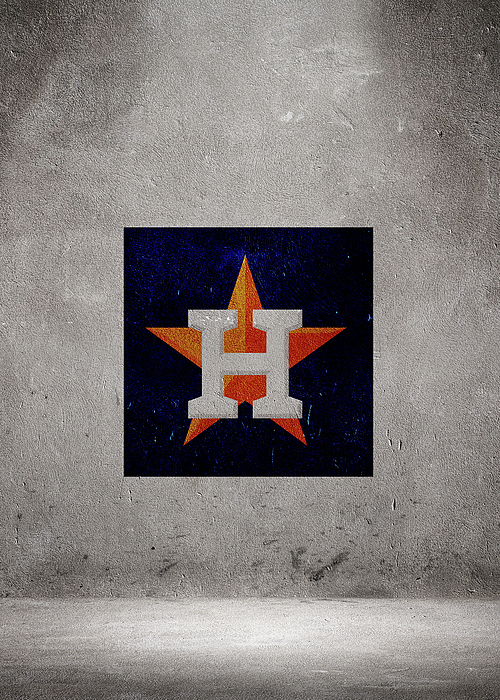 Baseball Baseball Houston Astros Poster by Leith Huber - Pixels