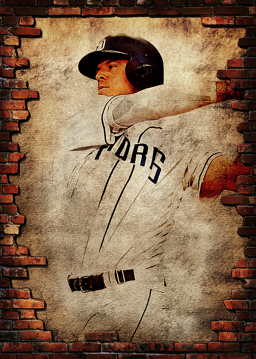 Player Baseball Wilmyers Wil Myers Wil Myers San Diego Padres  Sandiegopadres Digital Art by Wrenn Huber - Fine Art America