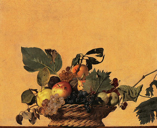 ARTCANVAS Basket with Fruit 1596 Canvas Art retailer Print by Caravaggio