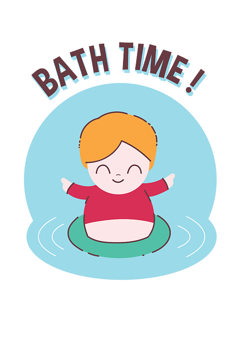 Baths time enjoyment