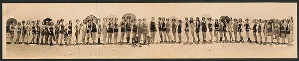 M F Miles and F Weaver - Linda Howes Website - Bathing Beauty Contest 1925