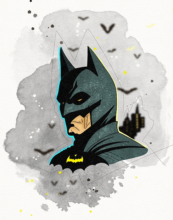 Batman Sticker by Linette Simoes - Fine Art America