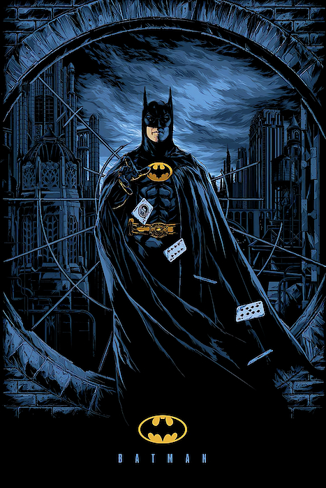 Batman Returns Tim Burton Iphone Case By Adam Ween Fine Art America