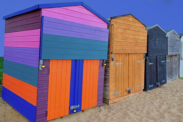 Joe Vella - Beach huts, Viking Bay Beach, Broadstairs, Kent, England.