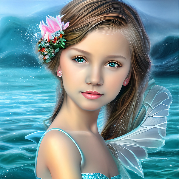 Karuna Basandra - Beautiful Ocean Fairy Girl 