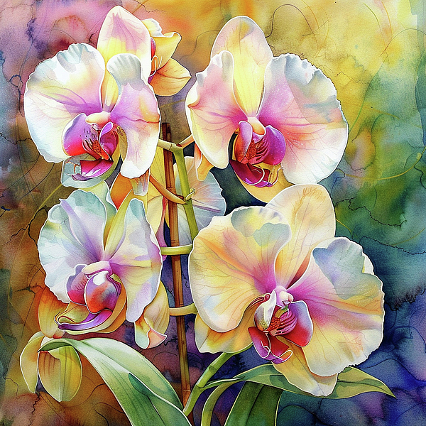 Jose Alberto - Beautiful Orchid Flowers Art Print 2