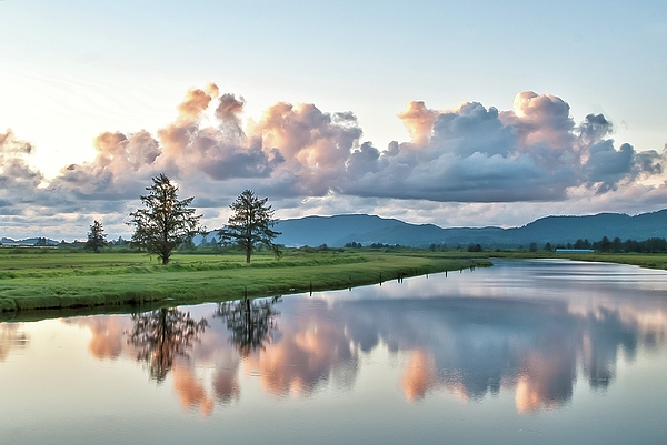 Jack Andreasen - Beautiful  Sunset Reflections - Tillamook - Oregon