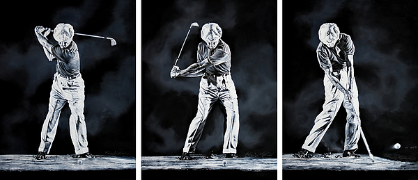 Hanne Lore Koehler - Ben Hogan Golf Swing Triptych