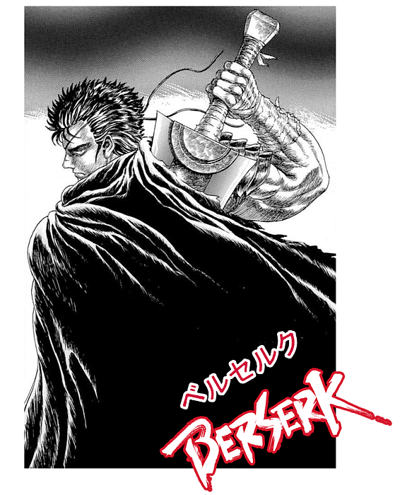 Berserk Novel Guts Anime Drawing by Anime Art - Pixels