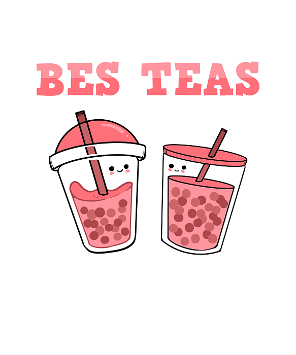 Bes Teas Best Friends Bubble Tea Kawaii Anime Food Jigsaw Puzzle by Amango  Design - Fine Art America