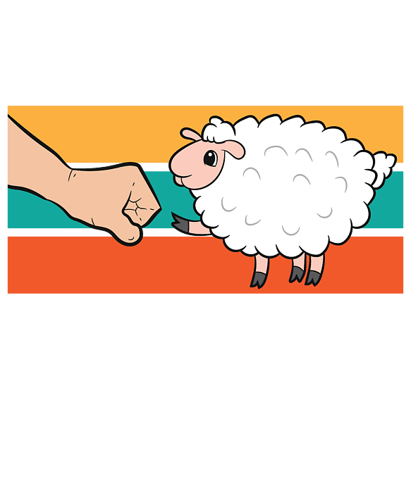 Best Sheep Mom Ever Cute Sheep Zip Pouch by EQ Designs - Pixels