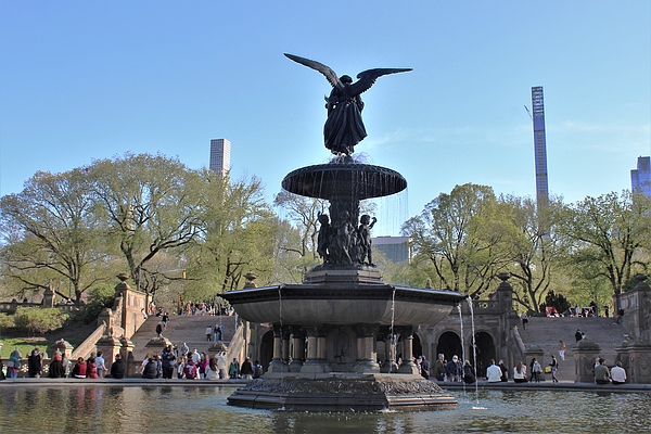 Bethesda Terrace in Central park New York City, New York. stock photo -  OFFSET