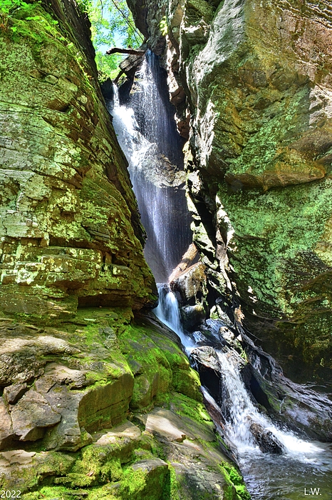 Lisa Wooten - Between The Boulders Waterfall Ravens Cliff