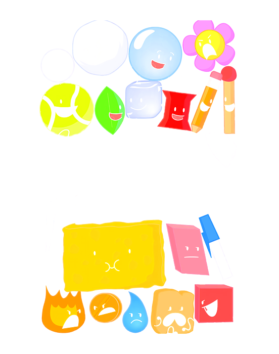 BFDI Characters  Poster for Sale by LadyShop0