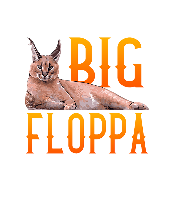 Big Floppa Meme Cute Caracal Cat iPhone Case by Ouzmaa Amarra - Pixels